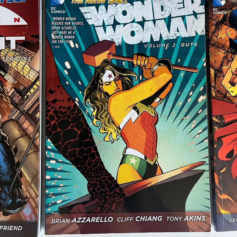 3x The New 52 The Dark Knight Wonder Woman Superman Comic Books